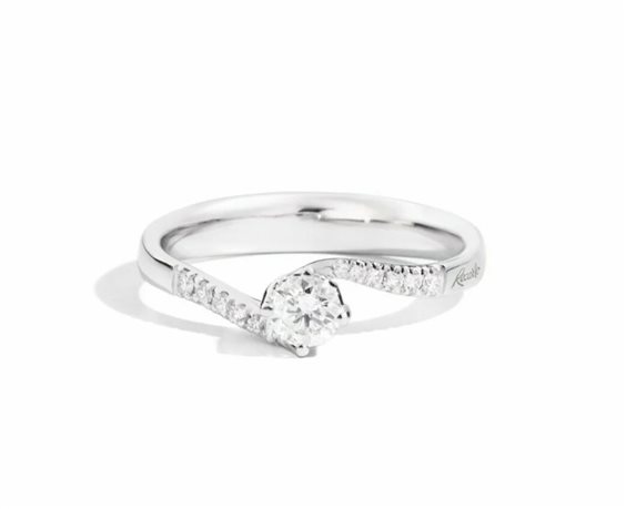 Anello Recarlo Donna Anniversary in Oro bianco 0.39 Ct R01SP195/040VS-14 - R01SP195/040VS-14